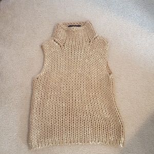 Express Sleeveless mock turtleneck